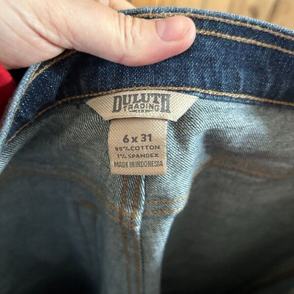 Women's Duluth‎ Trading 6 X 31 Jeans Dark Wash Blue DuluthFlex Work Bootcut - Picture 10 of 11